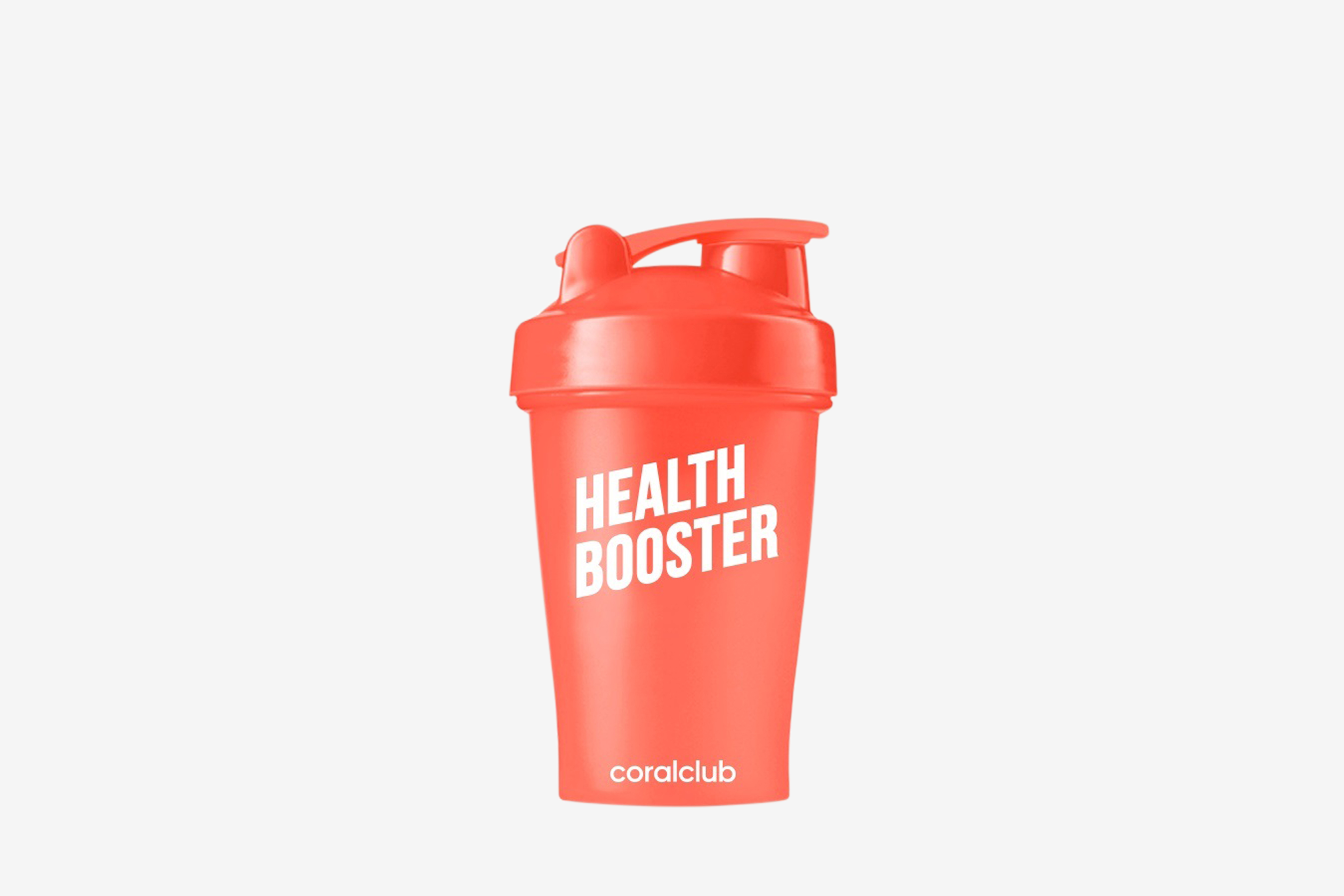 Шейкър Coral Club Health booster 400 мл, оранжев